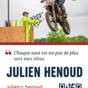 Commandites Julien Henoud - Courses Motocross